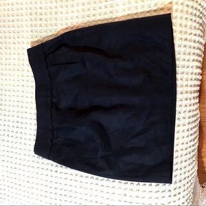 Jcrew navy blue wool skirt size 4